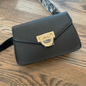 Lulus Black Belt Bag